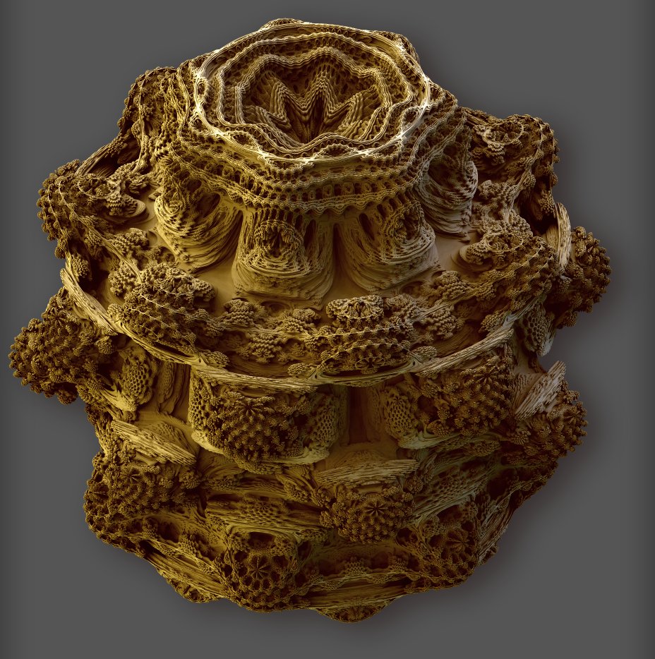 3D Mandelbrot fractals