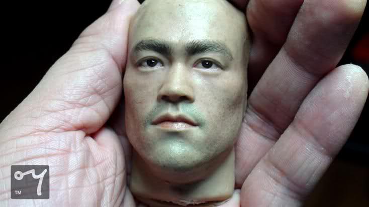 Realistic Bruce Lee action figure