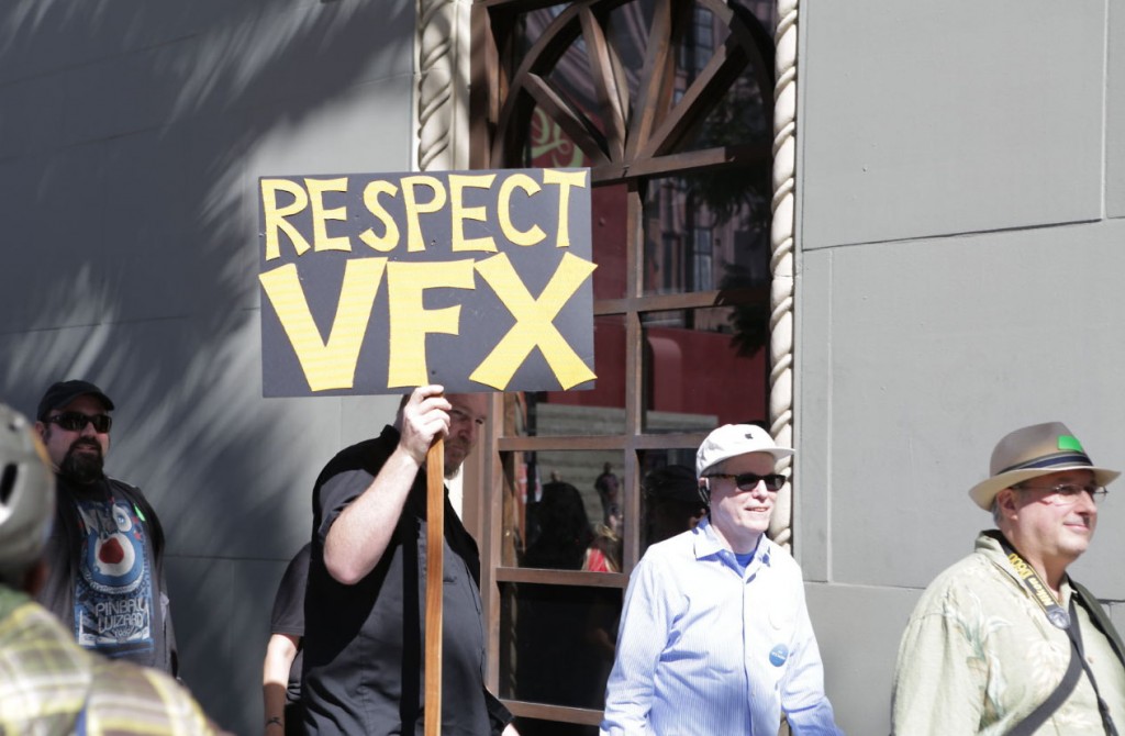 VFX protest at Oscars