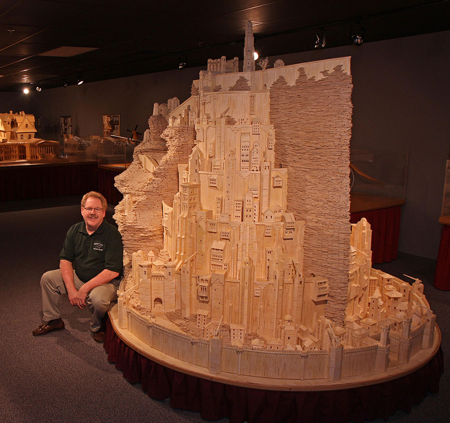 The City of Kings made with Matchsticks