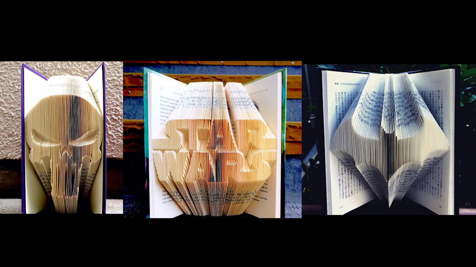Books Folded Into Pop Culture Patterns