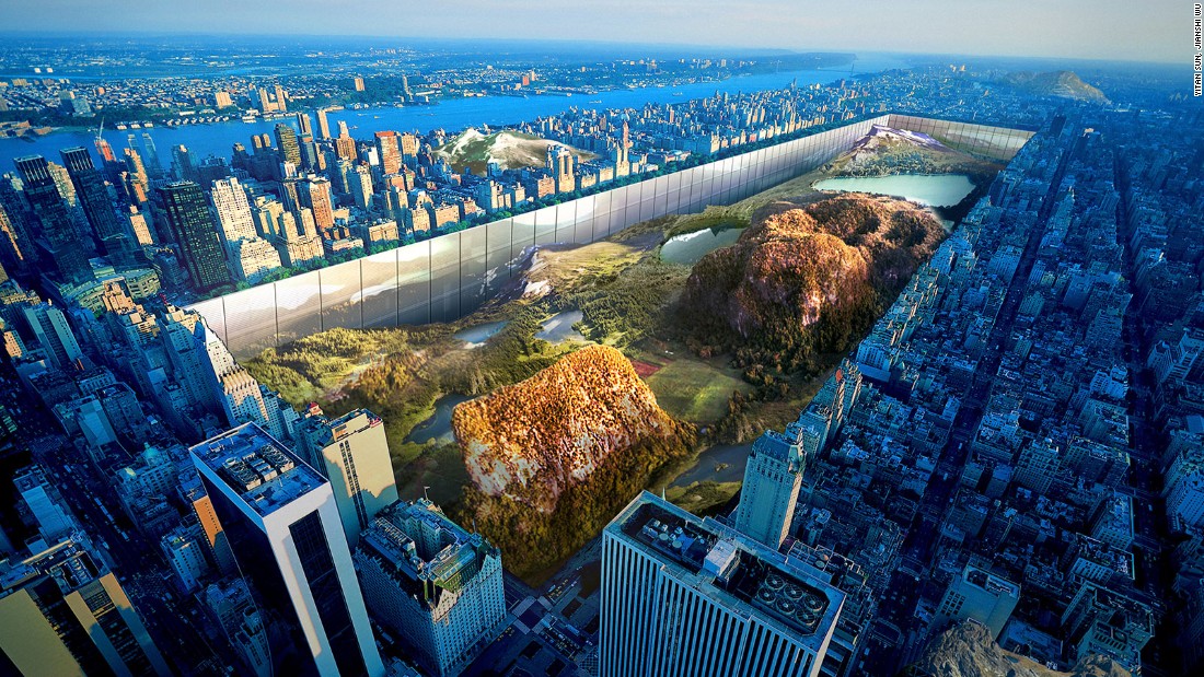Rain makers and sunken Central Park future design