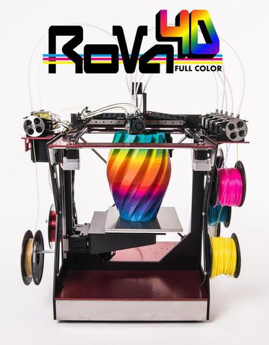 RoVa4D Full Color Blender 3D Printer