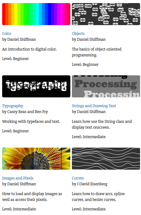 Processing -  a flexible software sketchbook