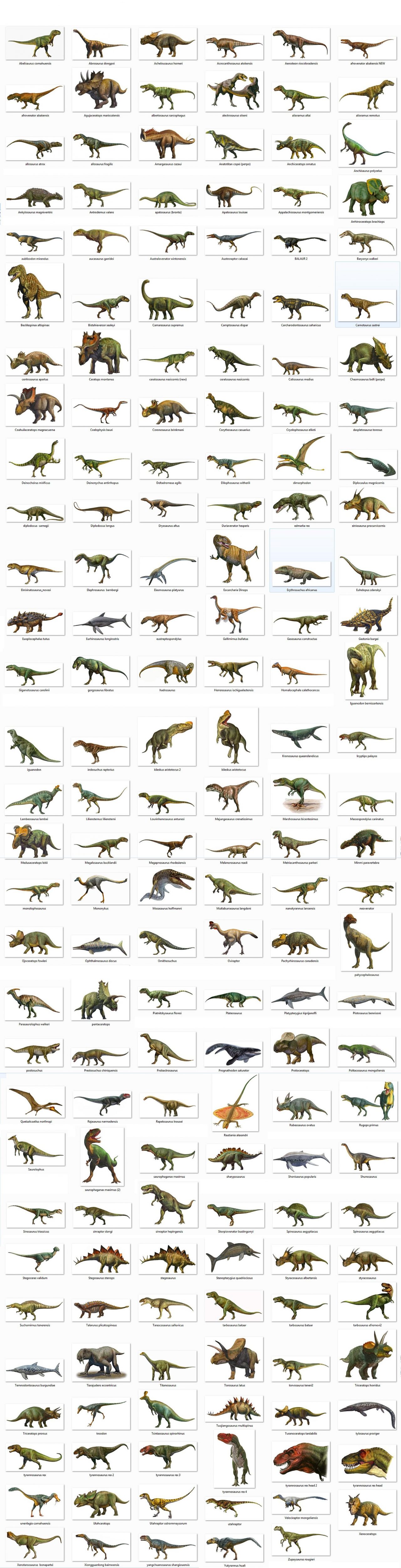 dinosaurs-types-chart-pixelsham