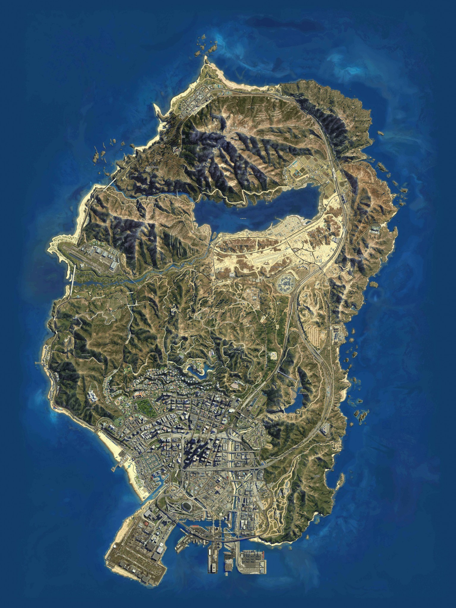 GTA V map