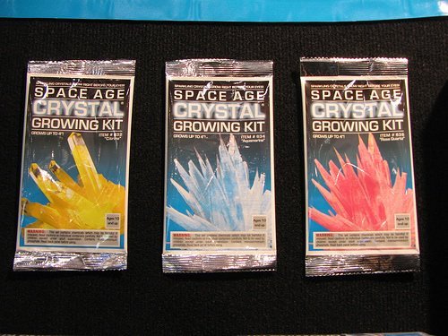 space age growing crystal growing kit